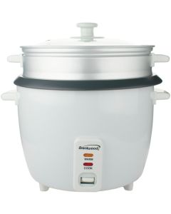 Brentwood Appliances TS-380S Rice Cooker with Steamer (10 Cups, 700 Watts)