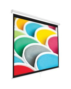 Pyle Home PRJSM1006 Universal Pull-down Manual Projection Screen (100 Inches Diagonal)