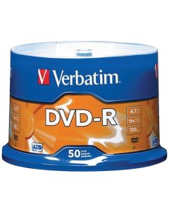 Verbatim 95101 4.7GB DVD-Rs (50-ct Spindle)